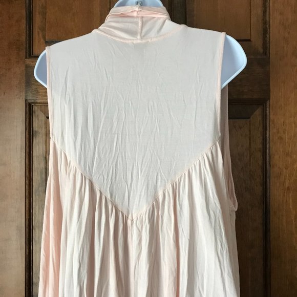 LOGO by Lori Goldstein Peach Draped Cowl Pullover Tunic Size 2X - Picture 8 of 13